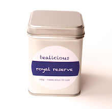 royal reserve loose leaf tea Tealicious Caddie